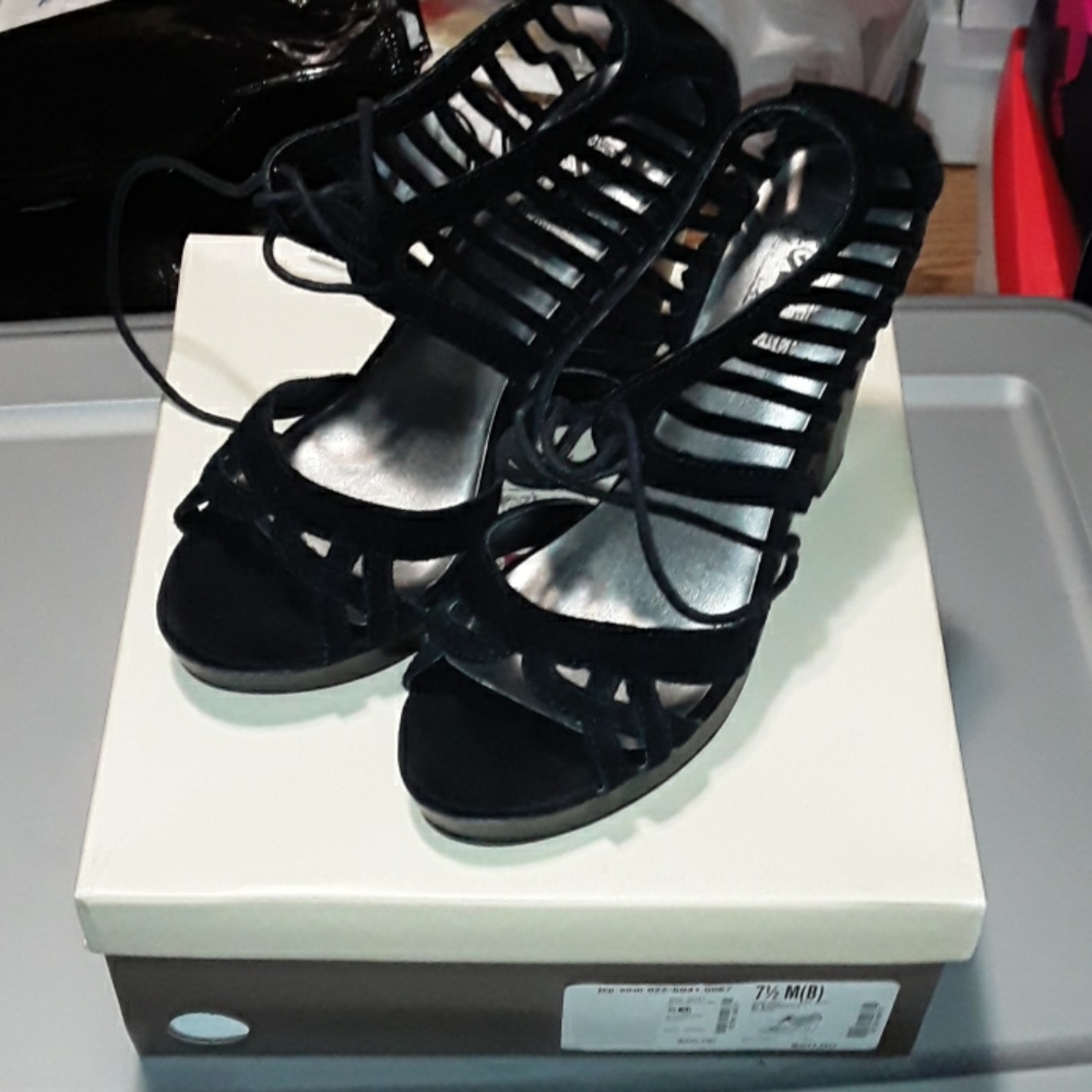 Platform Heeled Sandals